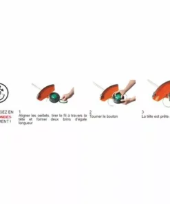 OLEO MAC Tête Nylon LOAD Et GO = Remplissage Rapide / D.130mm 2 Fils 2,4mm -Débroussailleuse Soldes Magasin 10402086 2