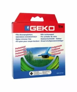 GEKO - Fil Nylon Carré Pour Coupe Bordure D: 2.4mmx10m