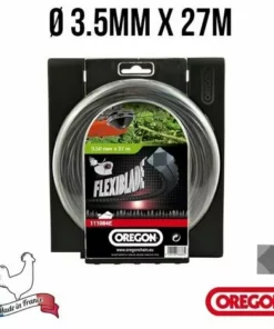 UNIVERSEL Fil Débroussailleuse OREGON Carré Flexiblade 3,5 Mm X 27m (coque)