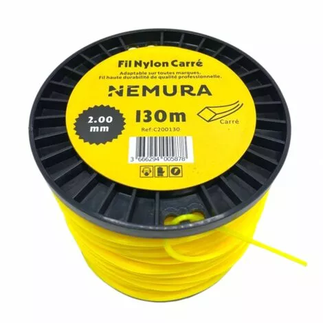 ADAPTABLE Fil Débroussailleuse Carré L: 130m, Ø: 2,00mm 4 ADAPTABLE Fil Débroussailleuse Carré L: 130m, Ø: 2,00mm – Image 2