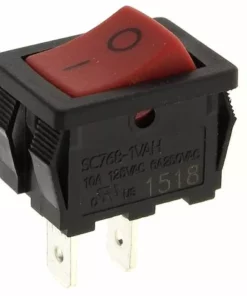 Interrupteur 2 Cosses Rouge De Poignee Pour Debroussailleuse Ryobi