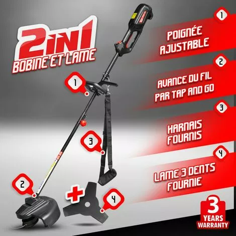 ELEM GARDEN TECHNIC Débroussailleuse électrique 1200W Garden Technic 4 ELEM GARDEN TECHNIC Débroussailleuse électrique 1200W Garden Technic – Image 2