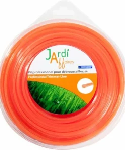 JARDIAFFAIRES Fil Rond Pour Coupe Bordure 1,6mm X 15 Mètres Haute Qualité
