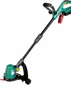 Débroussailleuse Sans Fil à Batterie 18V/chargeur Roues 24cm Lames 180° Tournable - 1,3Ah - Vitesse 8.000trs/min - Tête Moteur Tournable - Débroussailleuse électrique, Coupe Bordure, Herse Rotative De BRAST