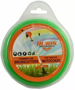 Fil Débroussailleuse Et Multifonction 3,0mm X 15M Carré Ruris 6-178 - Vert