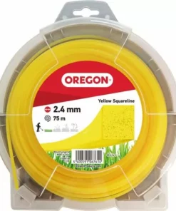 Fil Carré Pour Débroussaillage Nylon Oregon - Longueur 75 M - Diamètre 2.4 Mm