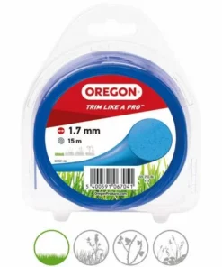 Fil De Coupe Coloured Line Oregon, Bleu, épaisseur De Fil 1,7 Cm