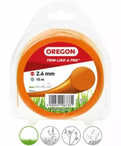 Fil De Coupe Coloured Line Oregon, Orange, épaisseur De Fil 2,4 Mm, Longueur 15 M