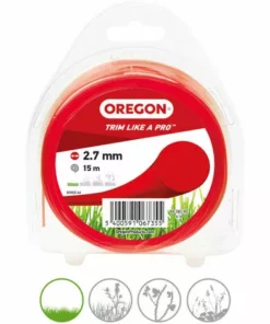 Fil De Coupe Coloured Line Oregon, Rouge, épaisseur De Fil 2,7 Mm, Longueur 15 M