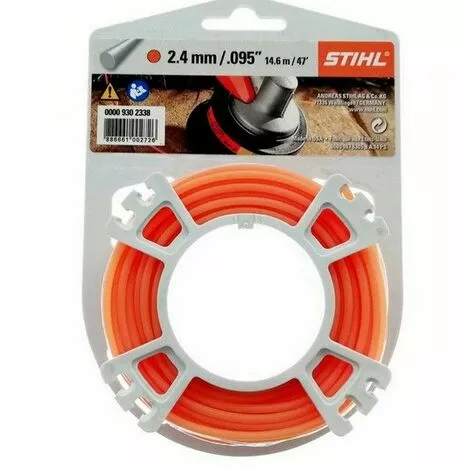 Fil Rond Débroussailleuse Stihl 2.4 Mm | 15 Mètres 3 Fil Rond Débroussailleuse Stihl 2.4 Mm | 15 Mètres