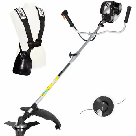 Debroussailleuse Thermique 4 Temps 10 000 Tr / Min 37.7cc 1.0 KW 1,36 CV Sangle De Harnais Double D'épaule Double Guidon Sans Vibrations – De BRAST 3 Debroussailleuse Thermique 4 Temps 10 000 Tr / Min 37.7cc 1.0 KW 1,36 CV Sangle De Harnais Double D'épaule Double Guidon Sans Vibrations – De BRAST