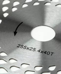 Boudech Disque à Lames En Acier De Qualité Supérieure Avec 40 Dents Pour Débroussailleuse Et Tondeuse à Gazon -Débroussailleuse Soldes Magasin 17605535 3