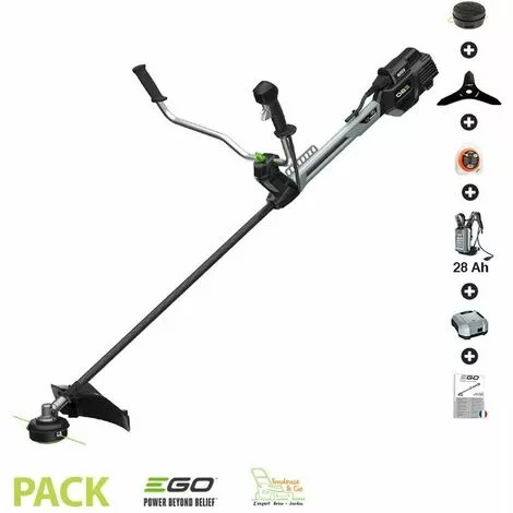 EGO POWER+ Pack Débroussailleuse PRO Batterie Dorsale 28Ah Arbre Carbone Egopower BCX3800E - Gris 3 EGO POWER+ Pack Débroussailleuse PRO Batterie Dorsale 28Ah Arbre Carbone Egopower BCX3800E - Gris