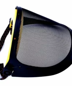 JARDIAFFAIRES Visière Grillagée Métallique Relevable Pour Débroussailleuse