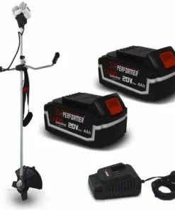 Débroussailleuse à Batterie 40V ( 2 X 20V ) X-Performer XPDCB40LIBL-2B - BOBINE - LAME + 2 Batteries 4 Ah - Chargeur