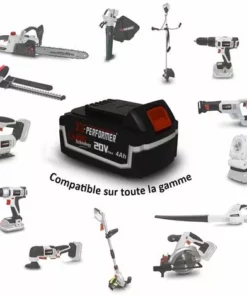 Débroussailleuse à Batterie 40V ( 2 X 20V ) X-Performer XPDCB40LIBL-2B - BOBINE - LAME + 2 Batteries 4 Ah - Chargeur -Débroussailleuse Soldes Magasin 19198281 4