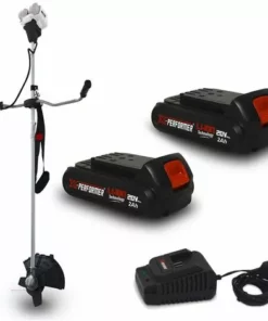 Débroussailleuse à Batterie 40V ( 2 X 20V ) X-Performer XPDCB40LIBL-2B - BOBINE - LAME + 2 Batteries 2 Ah - Chargeur