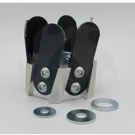 Tête Binette Fraiseuse Universelle Pour Débroussailleuse Avec Lames En Acier D'Origine Bazargiusto 5 Tête Binette Fraiseuse Universelle Pour Débroussailleuse Avec Lames En Acier D'Origine Bazargiusto – Image 3