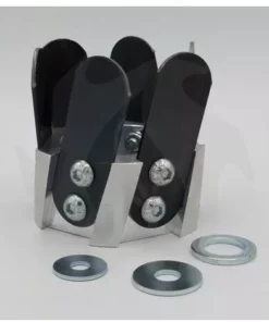 Tête Binette Fraiseuse Universelle Pour Débroussailleuse Avec Lames En Acier D'Origine Bazargiusto + Kit De Lames De Rechange -Débroussailleuse Soldes Magasin 19605412 3