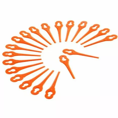 Lot De 100 Lames De Rechange En Plastique Pour Coupe Gazon 20V FUXTEC FX-E1RT20 4 Lot De 100 Lames De Rechange En Plastique Pour Coupe Gazon 20V FUXTEC FX-E1RT20 – Image 2