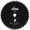 VITO GARDEN Lame De Coupe VITOGARDEN Pour Débroussailleuse Diam 255mm 40 Dents Alesage 25.4 Universelle