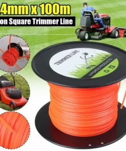 DRILLPRO Corde De Cordon De Débroussailleuse De Ligne De Coupe-bordure Carré En Nylon Résistant De 2,4 Mm X 100 M 10 DRILLPRO Corde De Cordon De Débroussailleuse De Ligne De Coupe-bordure Carré En Nylon Résistant De 2,4 Mm X 100 M -Débroussailleuse Soldes Magasin 23699536 4