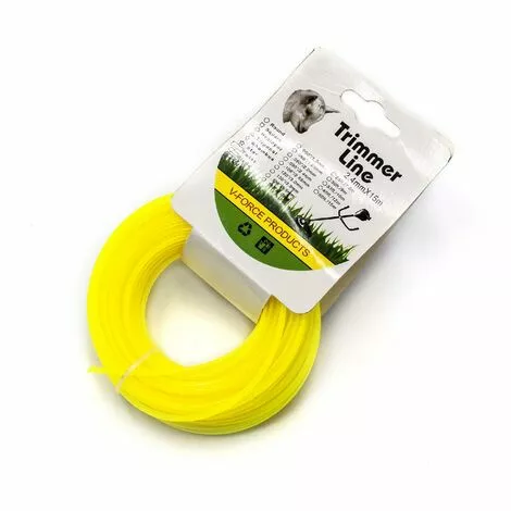 Vhbw Fil De Coupe Universel Pour Tondeuse, Débroussailleuse, Coupe-bordure - Fil De Rechange, Jaune, 2,4 Mm X 15 M, Rond 4 Vhbw Fil De Coupe Universel Pour Tondeuse, Débroussailleuse, Coupe-bordure - Fil De Rechange, Jaune, 2,4 Mm X 15 M, Rond – Image 2