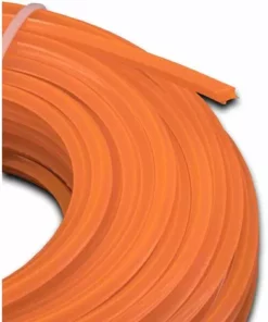Vhbw Fil De Coupe Universel Pour Tondeuse, Débroussailleuse, Coupe-bordure - Fil De Rechange, Orange, 3 Mm X 15 M, Carré -Débroussailleuse Soldes Magasin 25180991 3