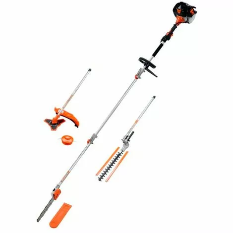 TIMBERPRO Multifonction 4 En 1 Débroussailleuse, Taille Haie, Elagueuse + Rallonge, 52 Cm3, 3cv 4 TIMBERPRO Multifonction 4 En 1 Débroussailleuse, Taille Haie, Elagueuse + Rallonge, 52 Cm3, 3cv – Image 2