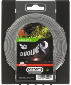 Fil Pour Débroussaillage Duoline Rond Oregon - Longueur 15 M - Diamètre 2,4 Mm