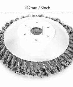 LITZEE Tête De Brosse De Désherbage De Jardin, Tondeuse à Gazon Universelle Tondeuse à Gazon Tête De Fil Jardin Terrain De Jeu Entretien Tête De Remplacement De Coupe Des Mauvais -Débroussailleuse Soldes Magasin 26310669 5