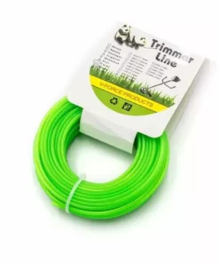 Vhbw Fil De Coupe Universel Pour Tondeuse, Débroussailleuse, Coupe-bordure - Fil De Rechange, Vert, 2,4 Mm X 15 M, Rond