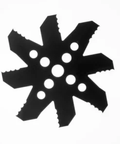 Tête Disque Lame Couteau Plan Pour Débroussailleuse Broyeuse Ronces Roseaux Broussailles D’origine Bazargiusto - Nouveau Modèle