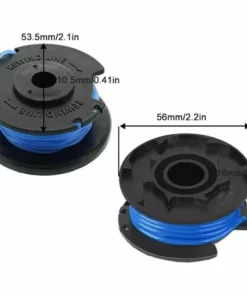 LITZEE AC14RL3A Bobine Coupe-bordures Sans Fil Ryobi One+ 24 V, 18 V Et 40 V, Bobine De Remplacement Automatique 0,065 Po (6 Bobines) -Débroussailleuse Soldes Magasin 28431729 5