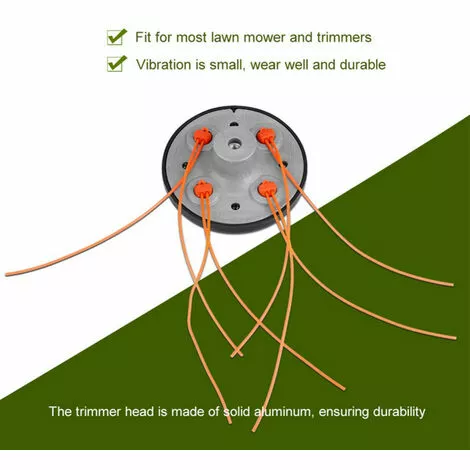 HAPPYSHOPPING Coupe-disque Concave-convexe A Quatre Lignes Pour Tondeuse A Gazon 6 HAPPYSHOPPING Coupe-disque Concave-convexe A Quatre Lignes Pour Tondeuse A Gazon – Image 4