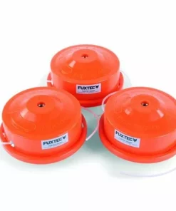 FUXTEC - Set De 3 Têtes De Coupe Double Fil BASIC - Pour Debroussailleuses Et Multifonctions