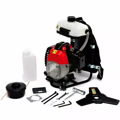 Varan Motors - Bc415d-2017 Débroussailleuse Thermique à Dos, Moteur 2 Temps 43cc 2CV - Rouge 7 Varan Motors - Bc415d-2017 Débroussailleuse Thermique à Dos, Moteur 2 Temps 43cc 2CV - Rouge – Image 5