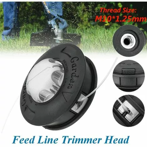 BRIDAY Universel M10 Aluminium Nylon Brosse Tondeuse Bosse Bobine Coupe Gazon 2 Lignes Tête De Coupe Fil Ligne Chaîne Scie Herbe Brosse Tondeuse 3 BRIDAY Universel M10 Aluminium Nylon Brosse Tondeuse Bosse Bobine Coupe Gazon 2 Lignes Tête De Coupe Fil Ligne Chaîne Scie Herbe Brosse Tondeuse