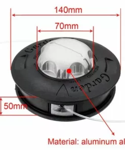 BRIDAY Universel M10 Aluminium Nylon Brosse Tondeuse Bosse Bobine Coupe Gazon 2 Lignes Tête De Coupe Fil Ligne Chaîne Scie Herbe Brosse Tondeuse 11 BRIDAY Universel M10 Aluminium Nylon Brosse Tondeuse Bosse Bobine Coupe Gazon 2 Lignes Tête De Coupe Fil Ligne Chaîne Scie Herbe Brosse Tondeuse -Débroussailleuse Soldes Magasin 31511057 5