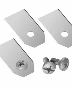 BEARSU 45 X Lames De Couteau En Titane Pour Toutes Les Tondeuses Robotiques Husqvarn/Automower/ Yardforce/Gardena(3g-0.75mm) Avec 45 Vis, Lames De Rechange Pour Modèles 105,310,315,320,420,430x,r40i -Débroussailleuse Soldes Magasin 31607618 3