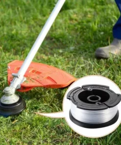 THSINDE Bobine De Remplacement à Alimentation Automatique, Compris 2 Paquets Bobines De Remplacement (32,8 Ft 0,065 Pouces) Et Capuchon Compatible Avec Black Et Decker Af-100 (3 Pièces) -Débroussailleuse Soldes Magasin 34614460 5