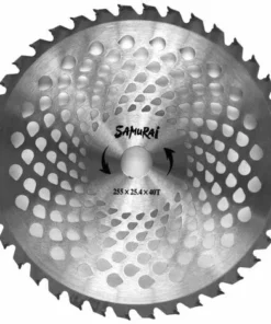 Disque Pour Débroussailleuse 40 Dents Ø 250mm Samurai Alésage 25,4mm