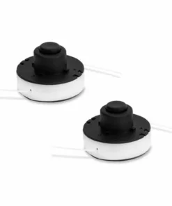 VONROC Bobine De Fil – Double Bobine 8m (2x4m) – Compatible Avec La Débroussailleuse GT501DC – 2 Pièces