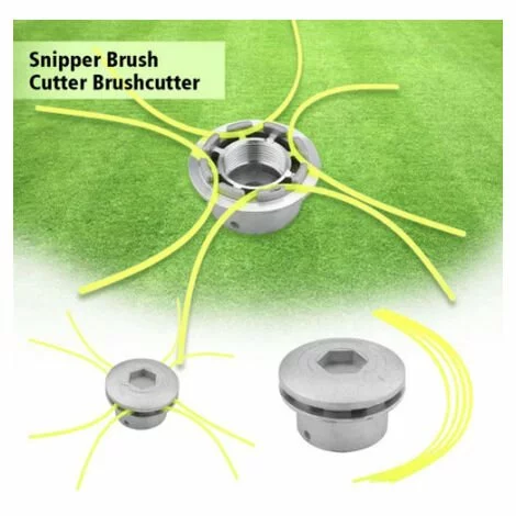 DONTODENT Tête De Débroussailleuse Universelle, Tête Coupe-bordure En Aluminium Fils Pour Débroussailleuse à Essence Tondeuse à Gazon A 6 DONTODENT Tête De Débroussailleuse Universelle, Tête Coupe-bordure En Aluminium Fils Pour Débroussailleuse à Essence Tondeuse à Gazon A – Image 4