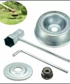 THSINDE 4pcs / Set Pièces Et Accessoires Pour Tondeuses Pour STIHL FS55 FS56 FS120 FS130 FS130R FS200 FS200R FS250, Haute Qualité En Métal Lame Pour STIHL Débroussailleuse Lame Fixation Remplacement Kit -Débroussailleuse Soldes Magasin 36055476 2