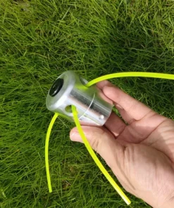 DONTODENT Tête De Débroussailleuse Universelle En Aluminium Tête De Coupe-herbe Fil Nylon (2X Orange)