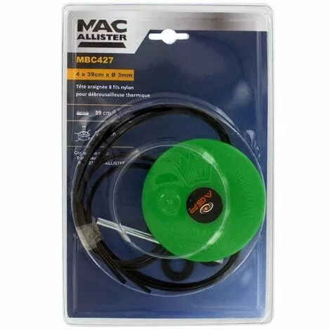 UNIVERSEL Tête Araignée 8 Fils Nylon MAC ALLISTER 6031080 4 UNIVERSEL Tête Araignée 8 Fils Nylon MAC ALLISTER 6031080 – Image 2