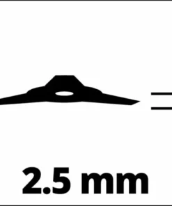 Einhell Lames 3 Dentes 225mm Pour Débroussailleuse (compatible Avec Toutes Les Débroussailleuses Einhell, Diamètre 255 Mm) -Débroussailleuse Soldes Magasin 36889479 3