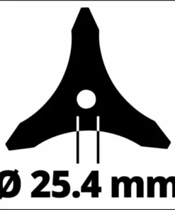 Einhell Lames 3 Dentes 225mm Pour Débroussailleuse (compatible Avec Toutes Les Débroussailleuses Einhell, Diamètre 255 Mm) -Débroussailleuse Soldes Magasin 36889479 4