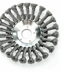 BETTERLIFE Tête De Désherbage Fil D'acier, 6/8 Pouce Brosse Rotative Disque De Pinceau à Roue Pour Outils De Pelouse Jardin Agriculture - Trou Intérieur 25.4mm (6 Pouce) -Débroussailleuse Soldes Magasin 37660997 3